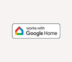 Works with badge Small Google