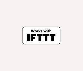 Works with badge Small IFTTT