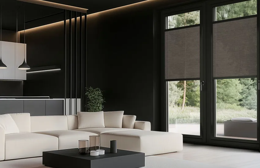 Large web SMF B20 SmartFrame Black LivingRoom DoorClosed L