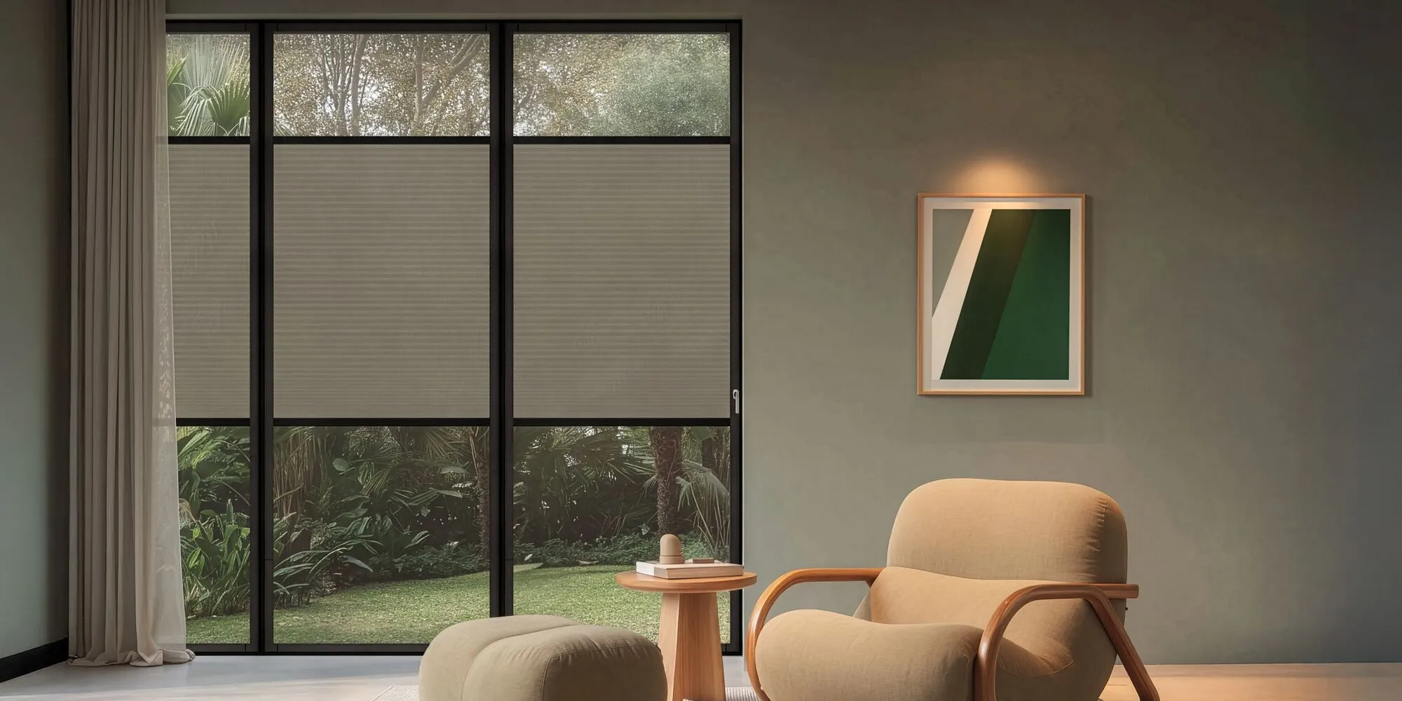 Smart Frame Motionblinds livingroom